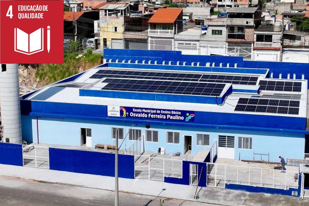 Itaquá inaugura pré-escola com estrutura moderna e foco em energia limpa